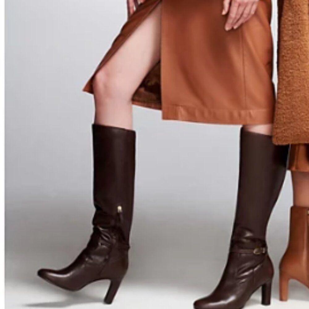 NATURALIZER Henny Wide Calf High Shaft Boots NIB 6 US